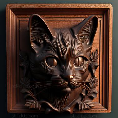 3D model st York Chocolate cat (STL)